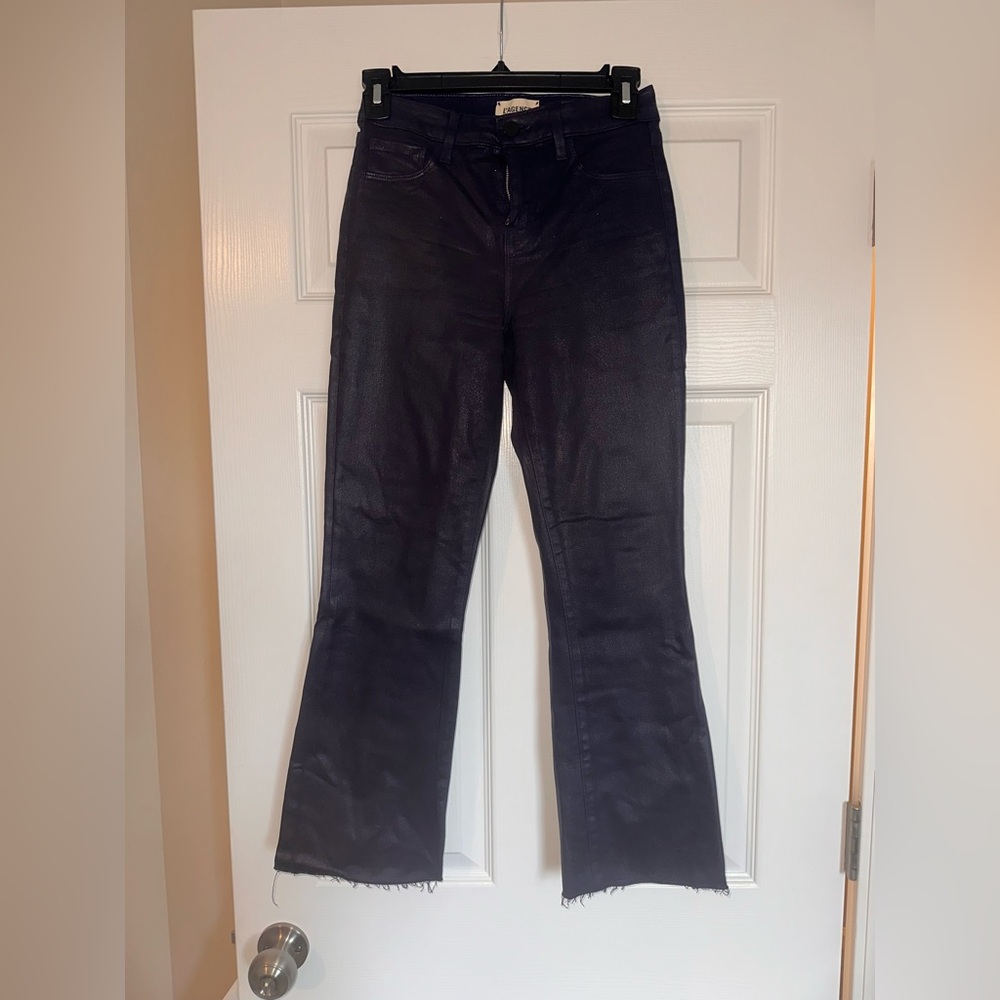 L’agence cropped flare denim